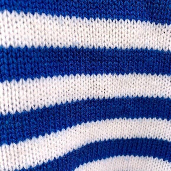 Sweater pull over striped short sleeve round neck - Picture 5 of 7